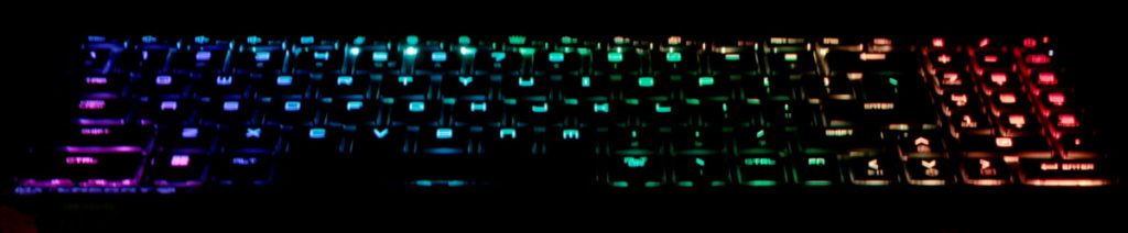 MSI Titan Review RGB keyboard