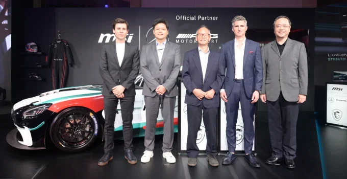 msi-mercedes-amg full computex launch event