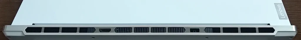 Lenovo Legion 7i Gen 9 rear ports
