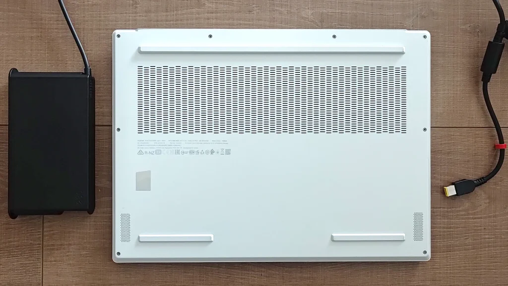 Lenovo Legion 7i Gen 9 underneath view