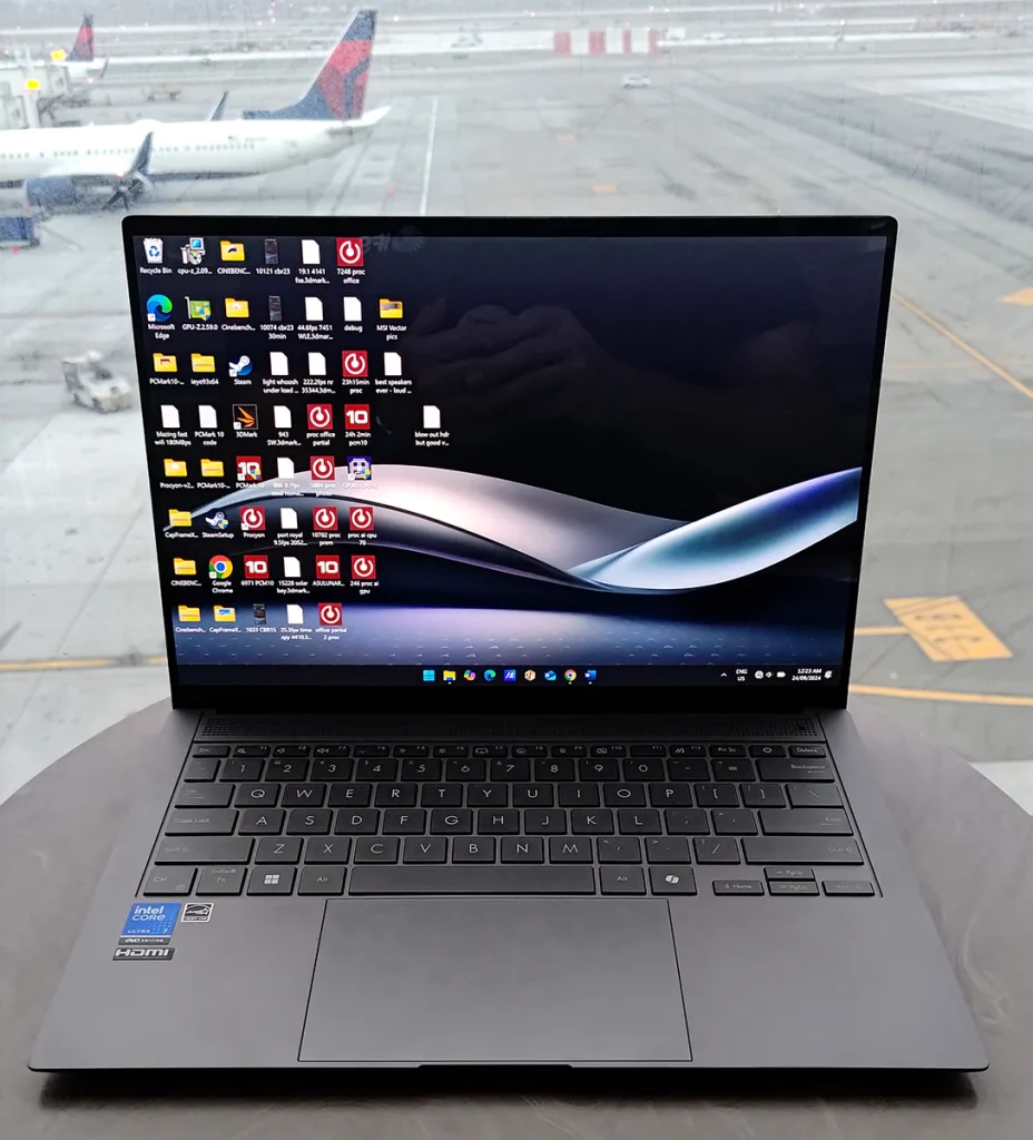 Asus Zenbook S 14 front view