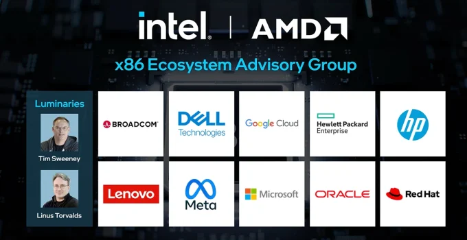 Intel and AMD Establish x86 Ecosystem Advisory Group