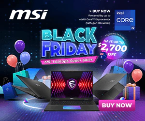 MSI Black Friday ad