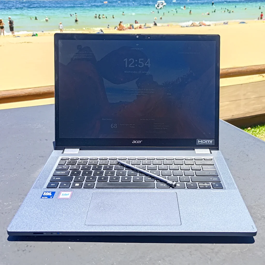Acer TravelMate P4 Spin 14 Front View