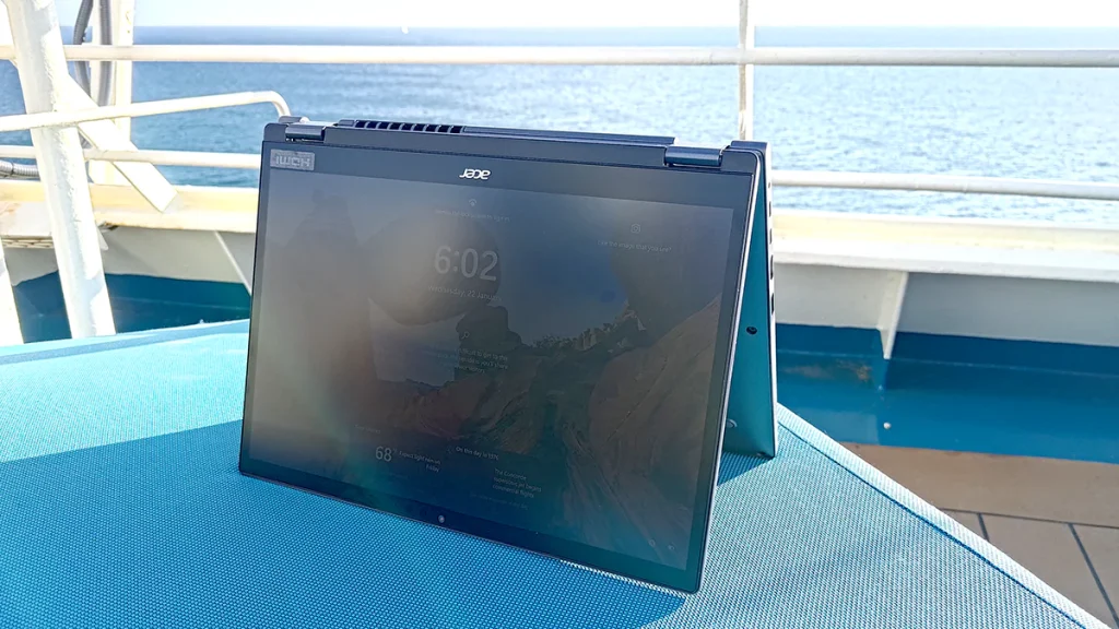 Acer TravelMate P4 Spin 14 Tent Mode