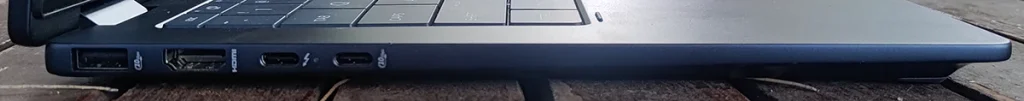 HP OmniBook X Flip 14 left side
