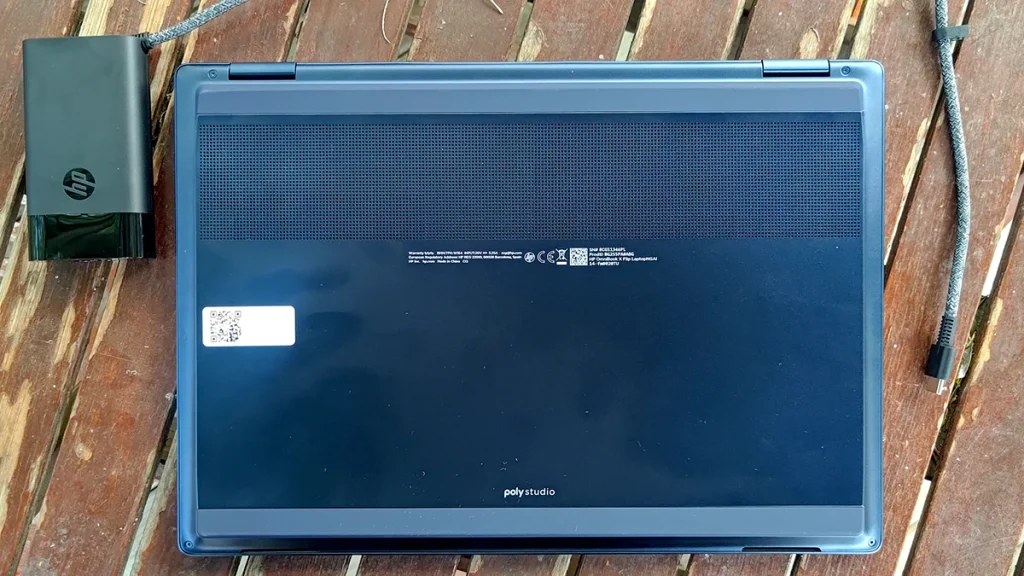 HP OmniBook X Flip 14 underside