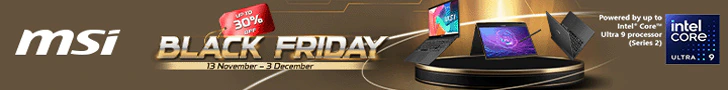 MSI Black Friday Laptop Sale
